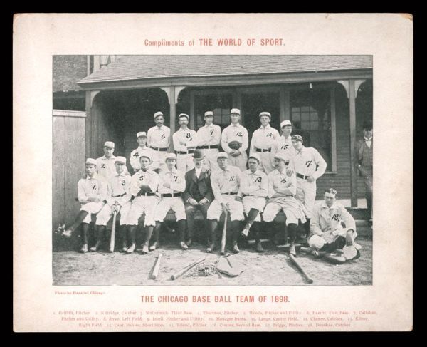 1898 World of Sport Chicago Base Ball Team
